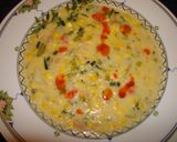 A picture of step 6 of Leek and clam corn chowder.