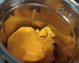 A picture of step 2 of Mango coconut delight.