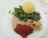 A picture of step 2 of Sabudana Tikki Chat.