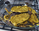 Foto del paso 5 de la receta: Berenjena asada con setas y tahini al curry