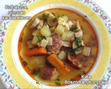 Kolbászos, gombás karalábéleves (Gluténmentesen is!) recept fázis 2 fotója
