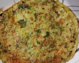 A picture of step 4 of Indian Bun omllette.