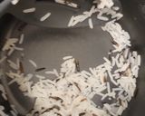 A picture of step 1 of Basmati rice & wild rice cooked on induction hob.😋😋😋.
