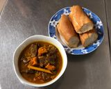 Hình bước làm 4 của món Bò kho sả nghệ