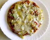 A picture of step 7 of Minced chicken pizza.