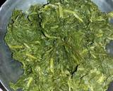 Sarsoon ka saag with chawal ki rotti recipe step 2 photo