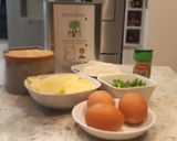 Foto del paso 1 de la receta: Tortilla de patatas y pimientos verdes