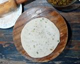 A picture of step 7 of Matar ka Paratha.