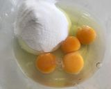 A picture of step 4 of Portokalopita - Greek orange cake.