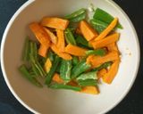 A picture of step 2 of Instant mix veg pickle.