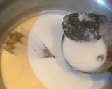 A picture of step 2 of Nolen Gur Payesh / Date Palm Jaggery Rice Pudding.