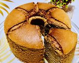 Foto langkah ke 9 dari resep 323. [Slit] Chiffon Cake Kopi.