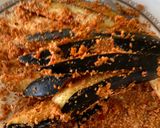 A picture of step 4 of Fried aubergine.