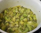 Pas rețetă Tort panna cotta cu kiwi 3 fotografie