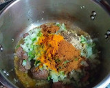 Foto del paso 4 de la receta: Ternera en salsa de especias y guisantes