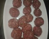 A picture of step 2 of Aloo koftay.