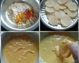 A picture of step 3 of Aloo Pakkoda.