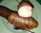 Foto langkah ke 3 dari resep Gembili kukus.