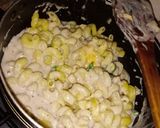 A picture of step 15 of Koila chicken with white pasta.