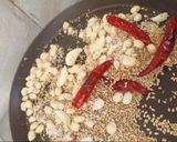 A picture of step 1 of Multipurpose Dry Garlic and Peanuts Chutney.