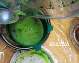 Foto langkah ke 2 dari resep Bolu Lapis Pandan Keju Kukus (double cheese).
