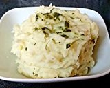 A picture of step 4 of My Minted Mashed Potatoes 😙.