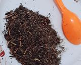 Hình bước làm 1 của món Trà sữa thái