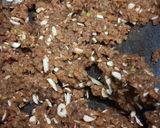 A picture of step 8 of Jowarichi Bhakri Ladoo orSorghum Ladoo.