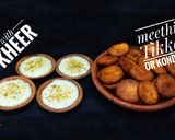 A picture of step 6 of Konday or meethi tikkiya.