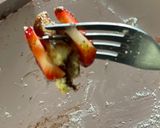 A picture of step 5 of Nutella stuffed French toast with strawberry 🍓🍫.