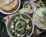 A picture of step 10 of Palak Paneer.