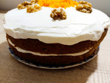 Carrot cake o tarta de zanahoria con frosting de queso 🥕