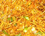 A picture of step 8 of Chinese Bhel.