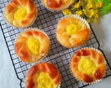 Foto langkah ke 9 dari resep Custard bread metode yudane mix metode sponge and dough.