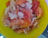 A picture of step 3 of Prawns biryani.