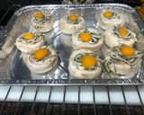 Foto del paso 4 de la receta: Champiñón relleno de gula del norte y huevo de codorniz