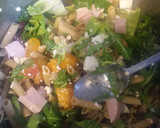 Foto del paso 4 de la receta: 🥗 Ensalada de pasta 🍝, albaricoque🍑, queso fresco🧀 y pavo🦃