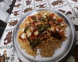 A picture of step 2 of Bhujia Bhel.