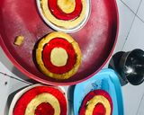 Foto langkah ke 5 dari resep Cake kukus merah putih.