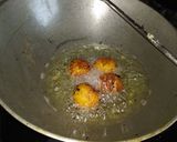 A picture of step 9 of Sweet potatoes (shakarkandi) gulab jamun.