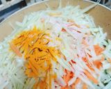 A picture of step 3 of Raw Papaya and carrot Sambharo.