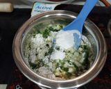 A picture of step 1 of Surti Khichu.