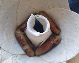 A picture of step 3 of Sausage and mash bundt.