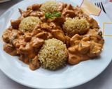 Pikáns - gombás snidlinges szaftos csirkemell 🍹🍸🍹 recept fázis 6 fotója