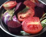 A picture of step 1 of Mix veg soup.