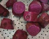 Foto langkah ke 1 dari resep Bolu Ubi Ungu Ekonomis.