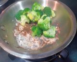 A picture of step 3 of Healthy tofu and Broccoli stir fry.