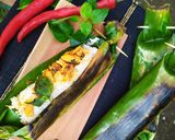 Foto langkah ke 8 dari resep Nasi Bakar Ayam Kemangi.