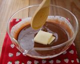 A picture of step 7 of Raspberry Chocolate Mousse Cake.