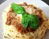 A picture of step 6 of My Spaghetti Bolognaise. 😊.